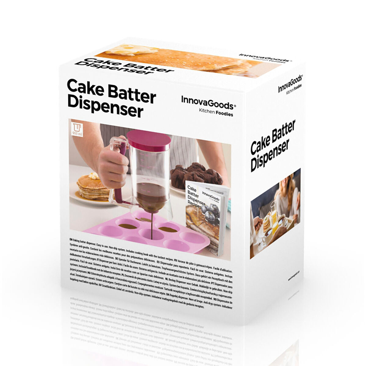 Cake Batter Dispenser with Recipe Box InnovaGoods