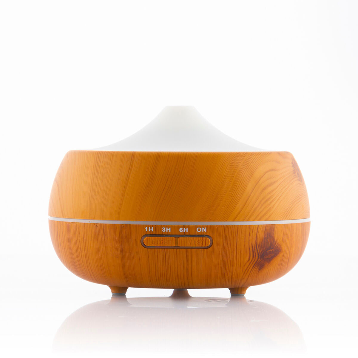 Aroma Diffuser Humidifier with Multicolour LED Wooden-Effect InnovaGoods