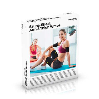 Sauna-Effect Arm & Thigh Sport Wraps InnovaGoods 4 Units