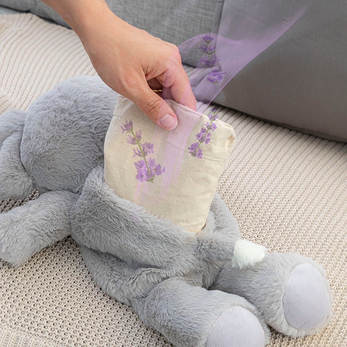 Elephant soft toy with Warming and Cooling Effect Phantie InnovaGoods - Yokefinds Ireland