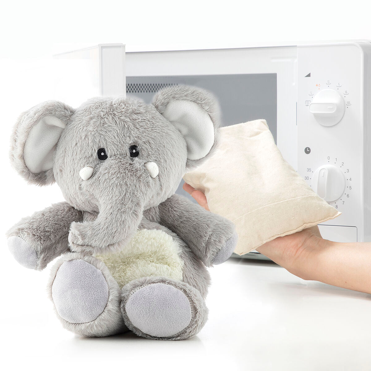 Elephant soft toy with Warming and Cooling Effect Phantie InnovaGoods - Yokefinds Ireland