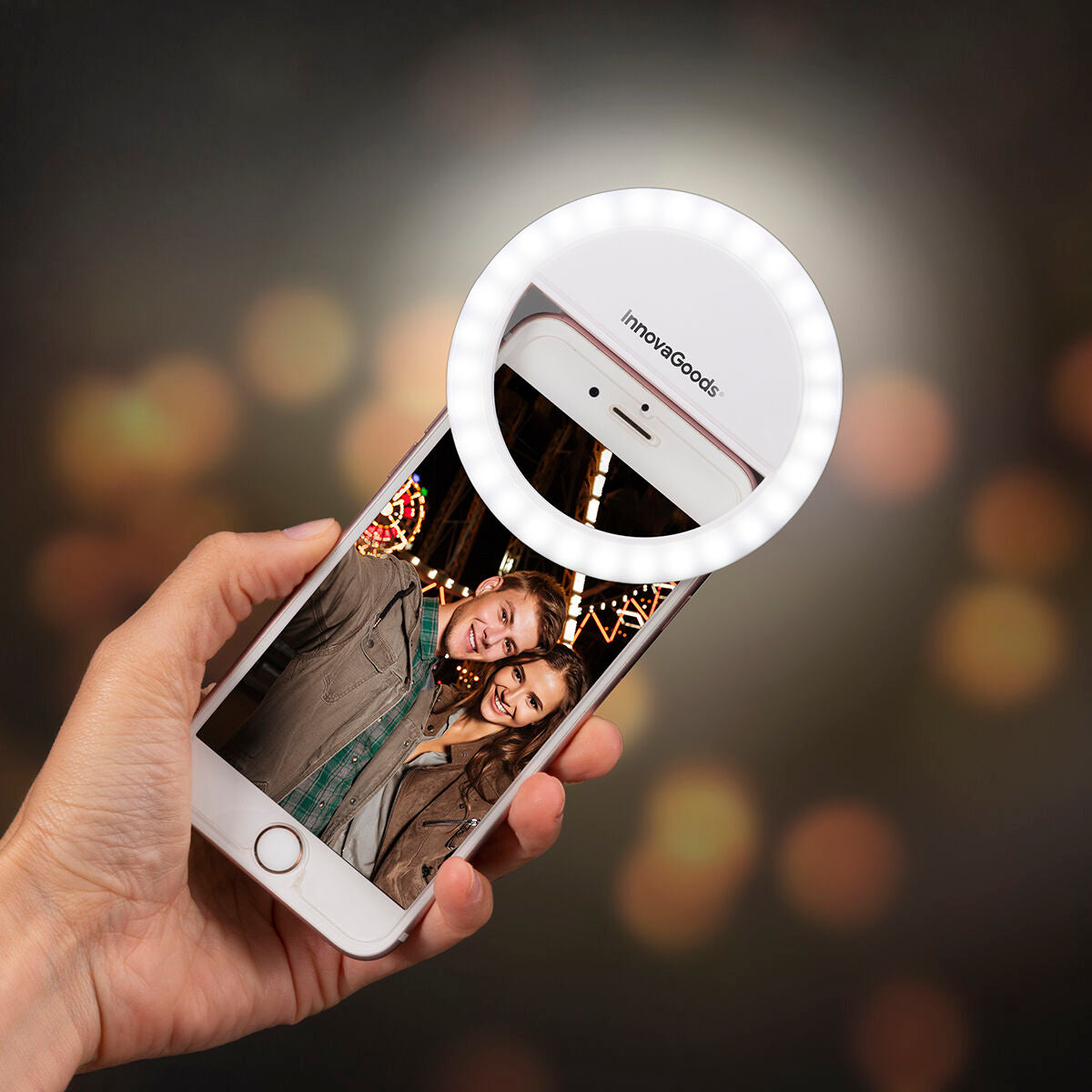 Rechargeable Selfie Ring Light Instahoop InnovaGoods