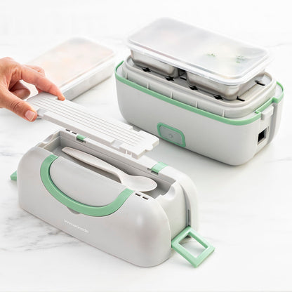 3-in-1 Electric Steamer Lunch Box with Recipes Beneam InnovaGoods