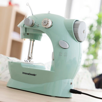 Mini Portable Sewing Machine with LED, Thread Cutter and Accessories Sewny InnovaGoods