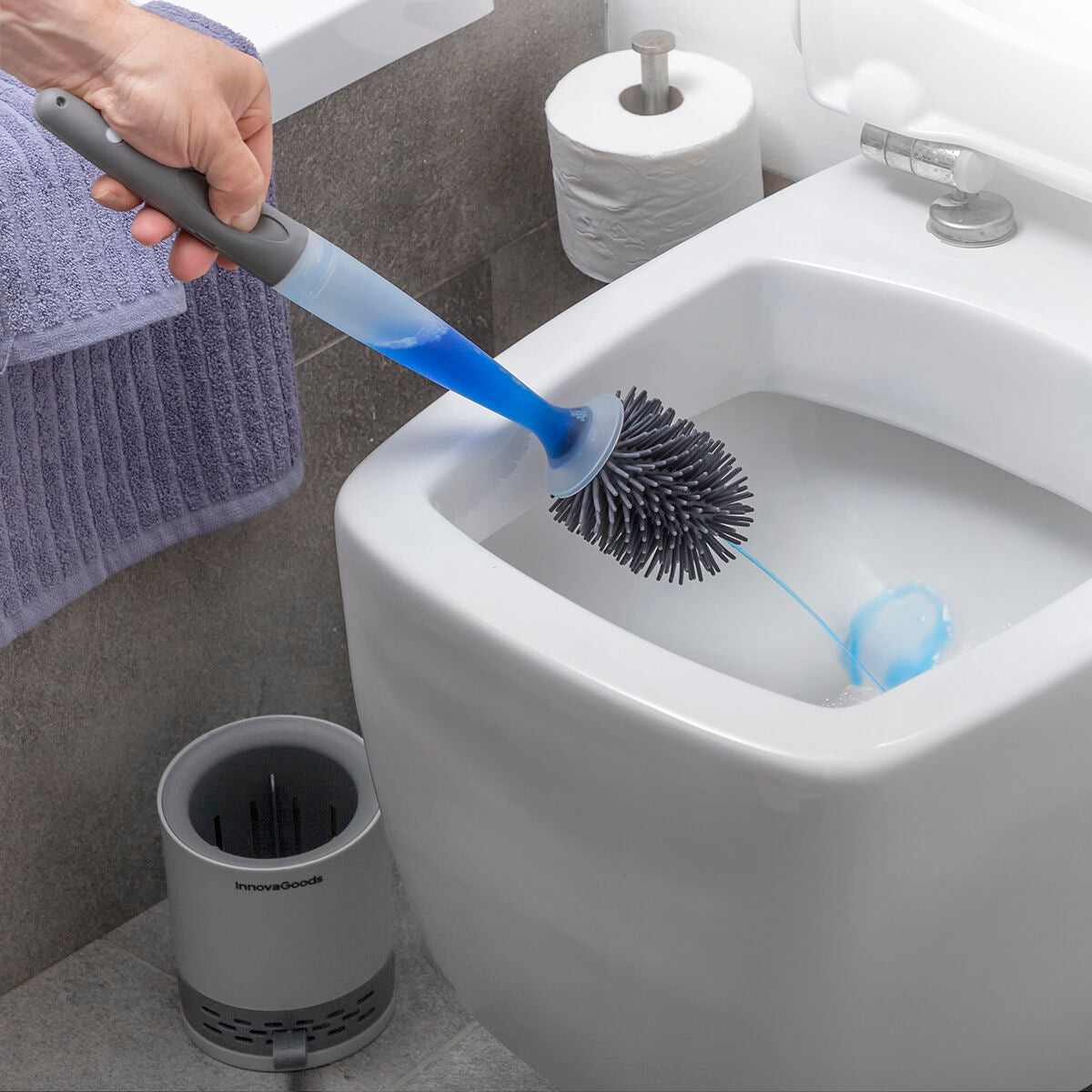 Toilet Brush with Detergent Dispenser Bruilet InnovaGoods