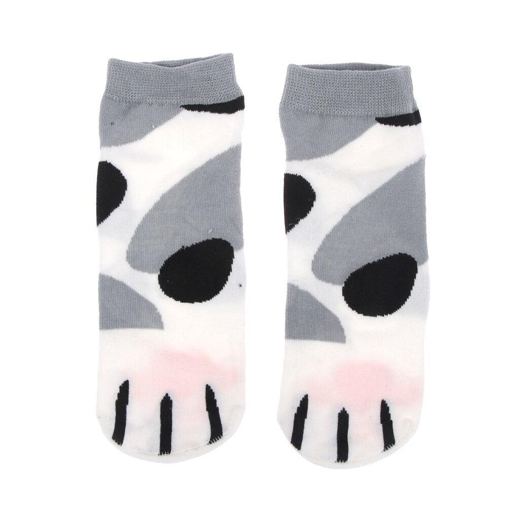 Cartoon Cute Cats Paw Socks - yokefinds.ie