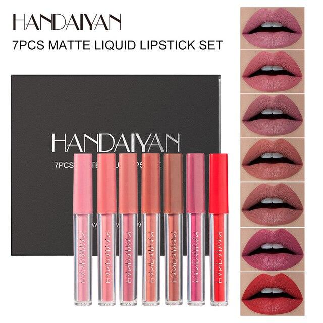 6Colors/Sets Fashion Liquid Lipstick - yokefinds.ie