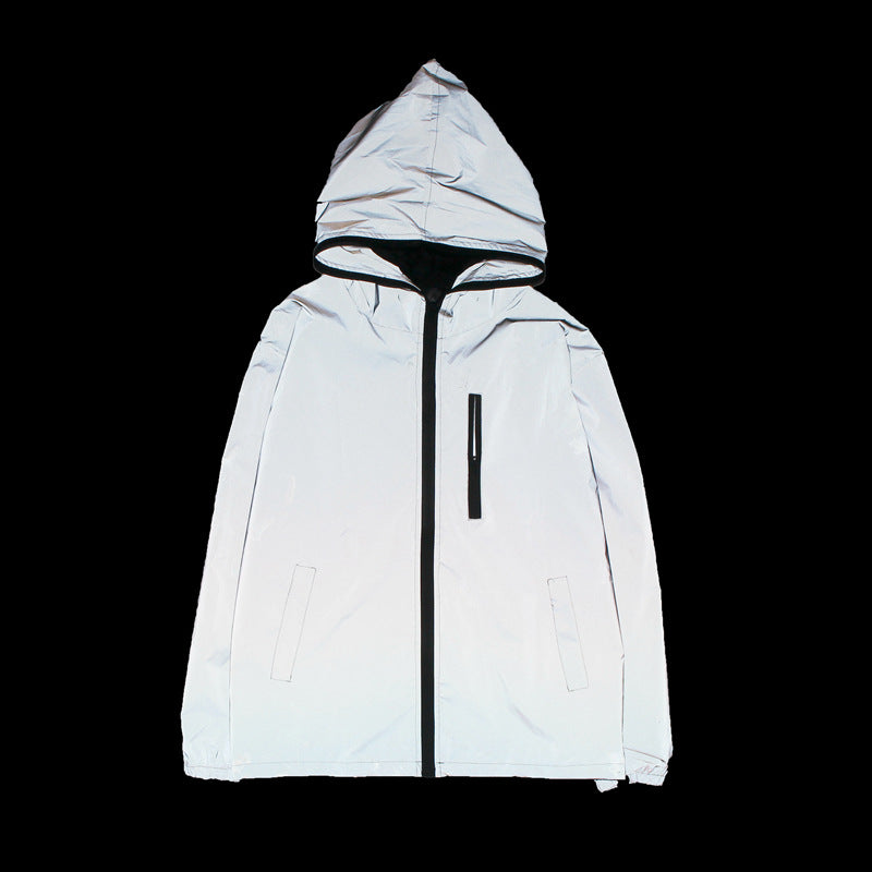 Super Bright Reflective Jacket water/wind proof