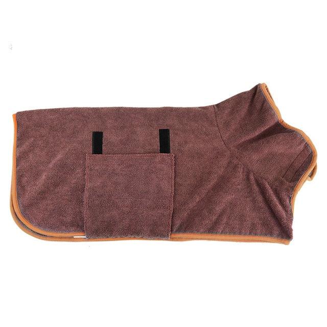 Microfiber Absorbent Pet Drying Coat - yokefinds.ie