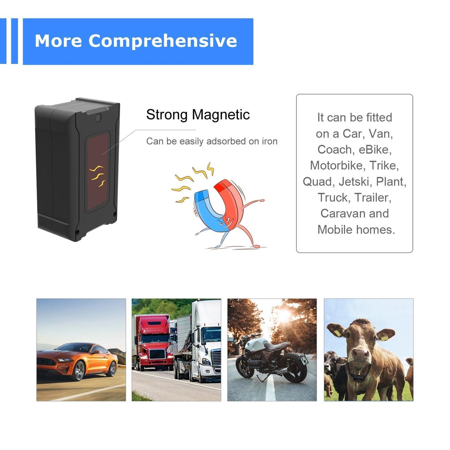 5m Accuracy GPS Tracker Remote Tracking Vehicle Anti-theft for Car Truck Motorcycle Cattle with Affordable Subscription - yokefinds.ie