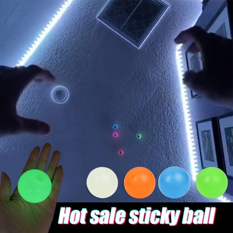 Glowing Wall Ball Fidget Toy - yokefinds.ie