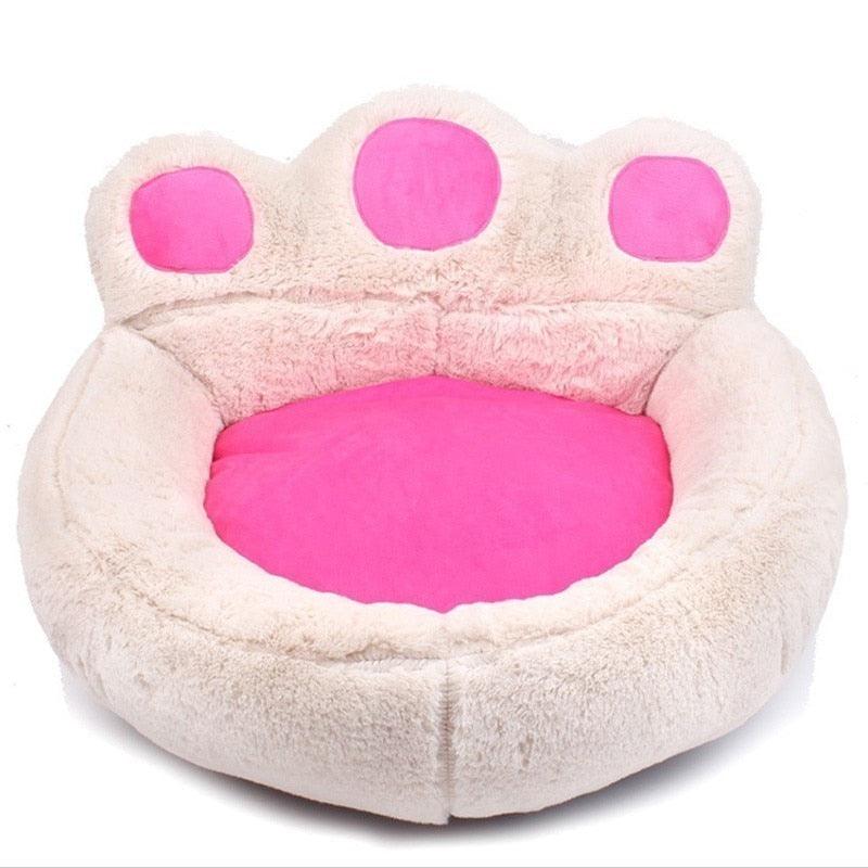 Paw Shape Washable Sleeping Dog Bed - yokefinds.ie