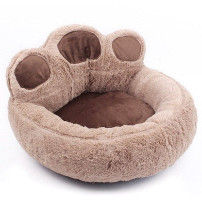 Paw Shape Washable Sleeping Dog Bed - yokefinds.ie