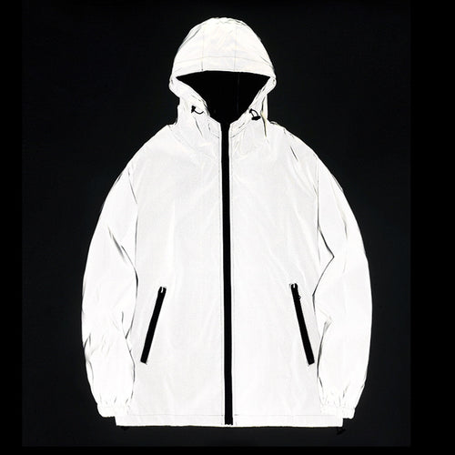 Super Bright Reflective Jacket water/wind proof