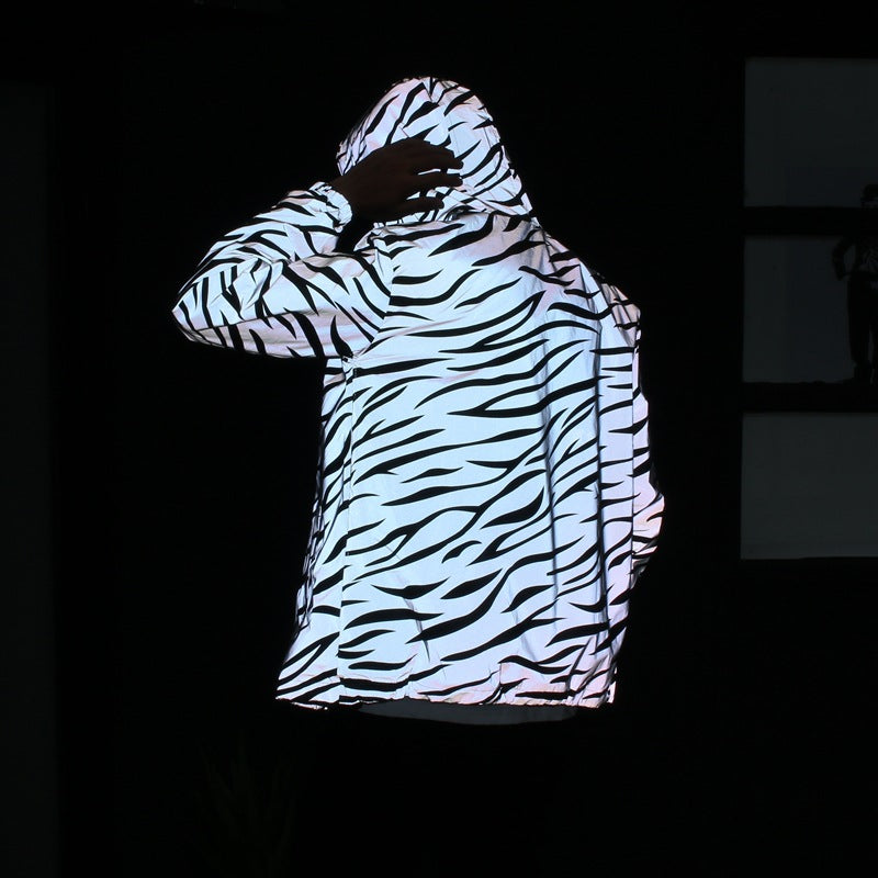 Super Bright Reflective Jacket water/wind proof