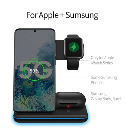 Wireless Charging Stand For Apple Watch And Iphone - yokefinds.ie