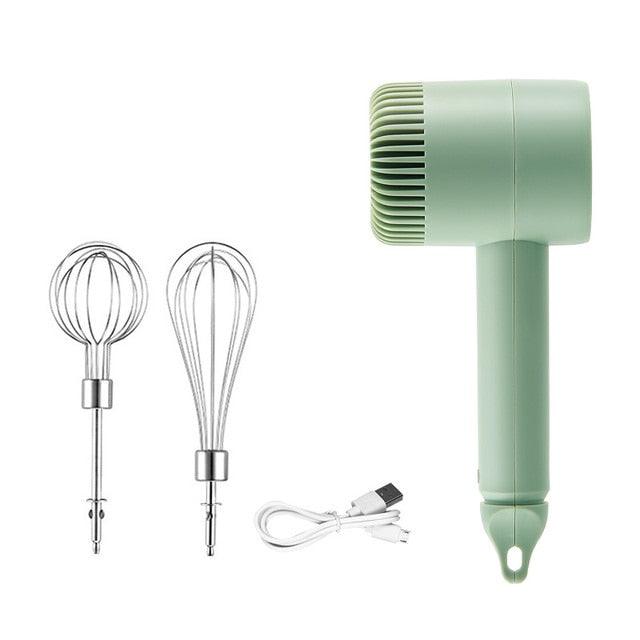 2022 New Wireless Portable Electric Food Mixer Hand Blender 3 Speeds High Power Dough Blender Egg Beater Hand Mixer - yokefinds.ie