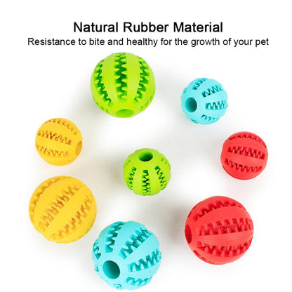 Rubber Balls Chewing Pet Toys - yokefinds.ie