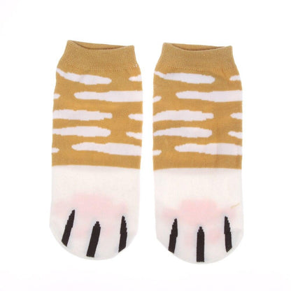 Cartoon Cute Cats Paw Socks - yokefinds.ie